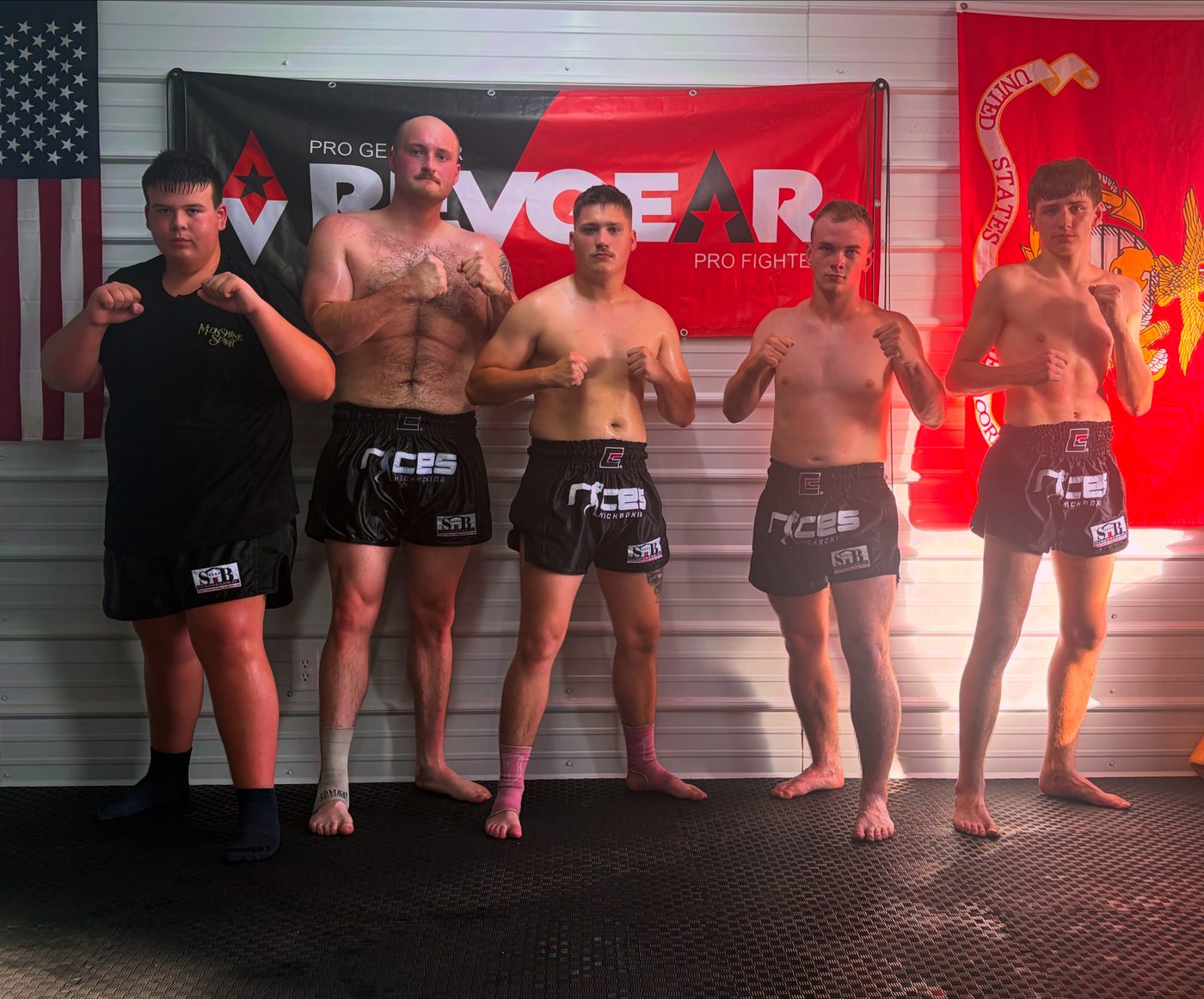 Rice's Kickboxing training